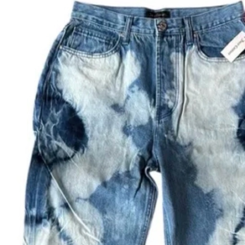Juicy Couture Dark Blue Tie-Dye Men Jeans